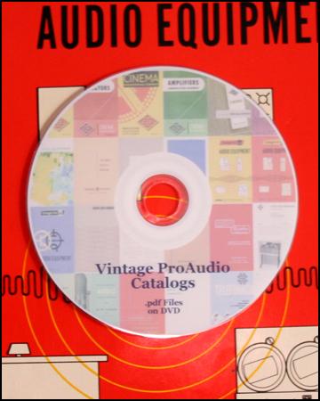 VintageWindings Vintage Pro Audio Catalogs DVD